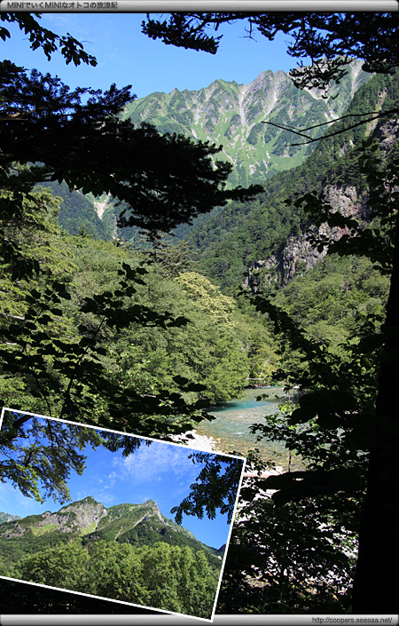 気持ちいい林道 in 上高地